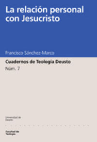 La relación personal con Jesucristo, de Sánchez-Marco | portada del libro