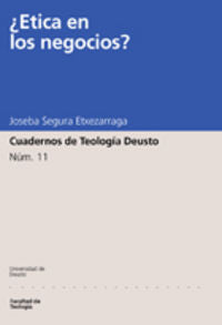 ¿Etica en los negocios?, de Segura | portada del libro