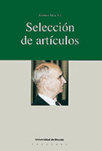 Selección de art¡culos, de ARZA | portada del libro