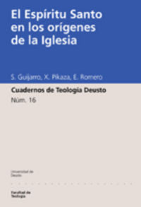 El Espíritu Santo en los orígenes de la iglesia, de Guijarro | portada del libro