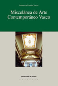 Miscelánea de Arte Contemporáneo Vasco, de Varios autores | portada del libro