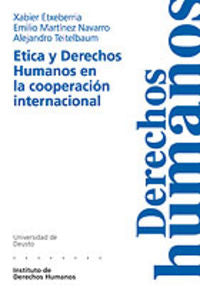 Etica y Derechos Humanos en la cooperación internacional, de ETXEBERRIA | portada del libro