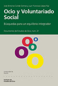 Ocio y Voluntariado Social, de CARIDE | portada del libro