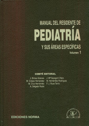 Manual del residente de pediatria, de Asociacion Española de Pediatria | portada del libro