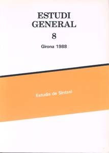 Estudis de sintaxi, de Varios autores | portada del libro