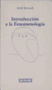 Introducción a la Fenomenología, de Reinach | portada del libro