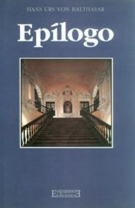 Epílogo, de Balthasar | portada del libro