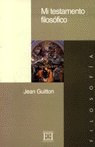 Mi testamento filosófico, de Guitton | portada del libro