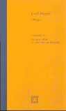 Josef Pieper. Obras, de Pieper, Josef | portada del libro