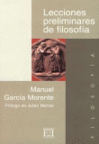 Lecciones preliminares de Filosofía, de García Morente | portada del libro