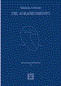 Del agradecimiento, de Schwarz, Balduin | portada del libro