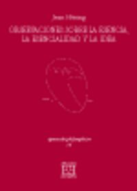 Observaciones sobre la esencia, la esencialidad y la idea, de Hering, Jean | portada del libro