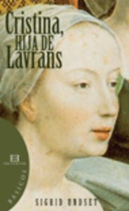 CRISTINA, HIJA DE LAVRANS, de Undset | portada del libro