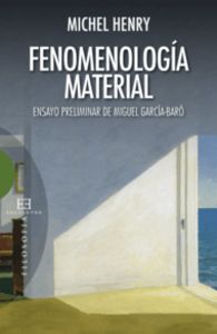 Fenomenología material, de Henry | portada del libro