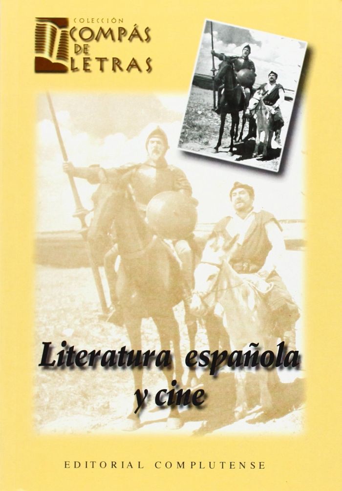 Literatura española y cine, de Mínguez | portada del libro