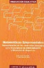 Matemáticas empresariales, de ANTONIO HERAS MARTINEZ | portada del libro
