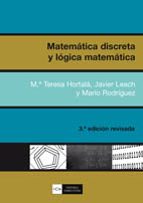Matemática discreta y lógica matemática, de MARIA TERESA HORTALA GONZALEZ | portada del libro
