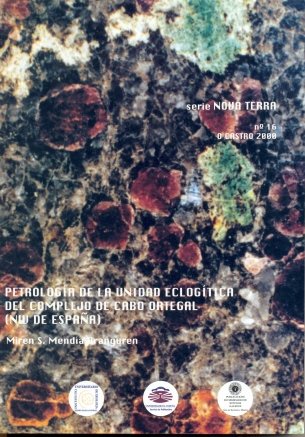 Petrología de la unidad eclogítica del complejo de Cabo Ortegal (NW de España), de Miren S. Mendía Aranguren | portada del li