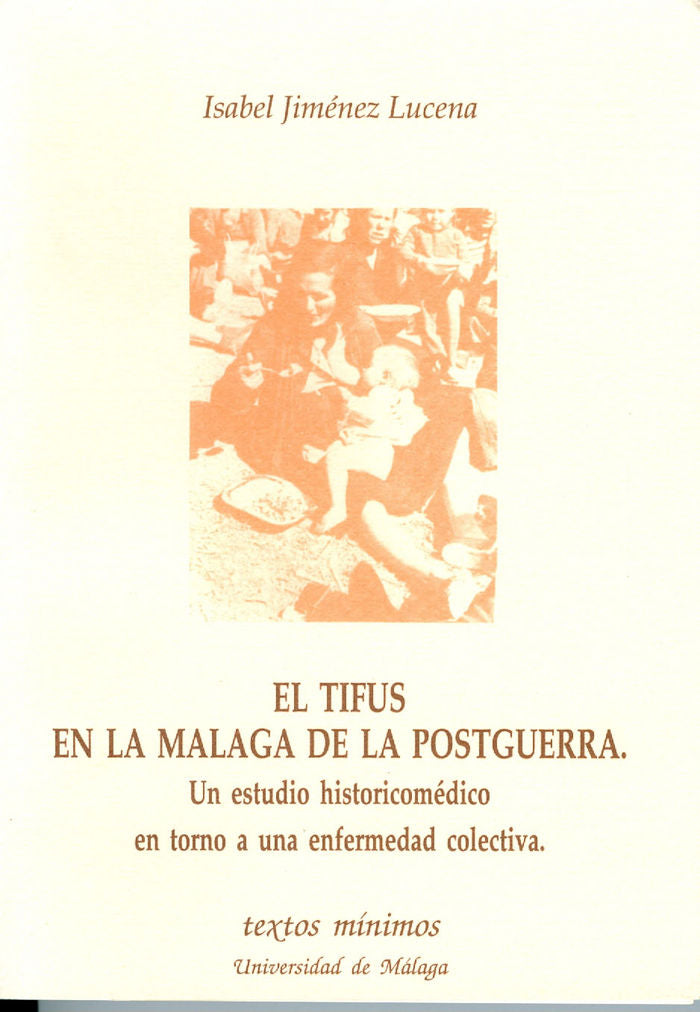 El tifus en la Málaga de la postguerra, de Jiménez Lucena | portada del libro