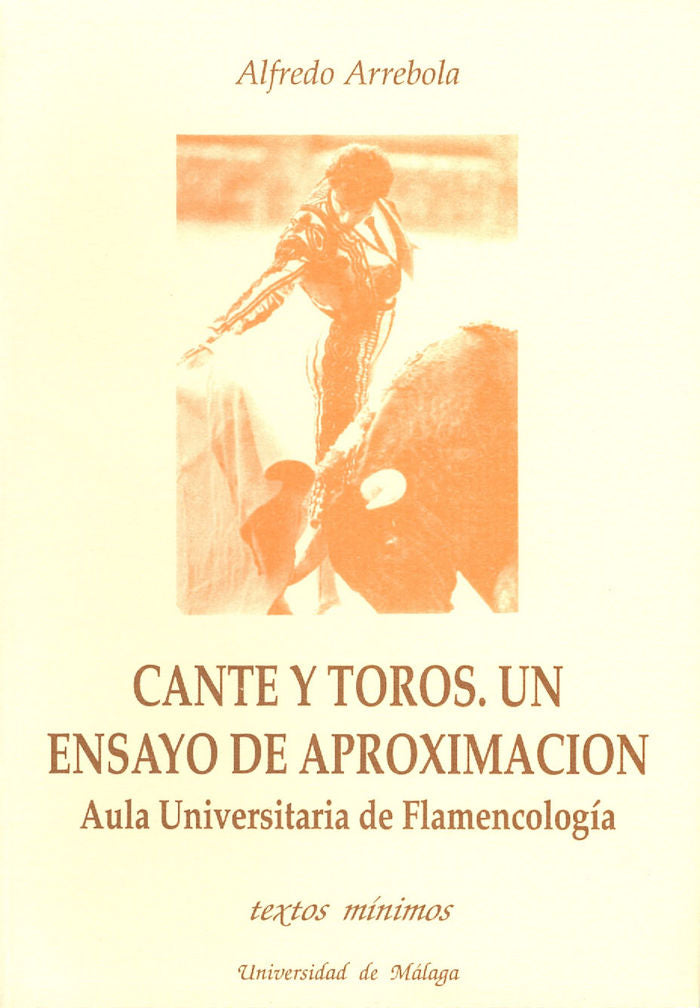 Cante y Toros, de Arrebola Sánchez | portada del libro