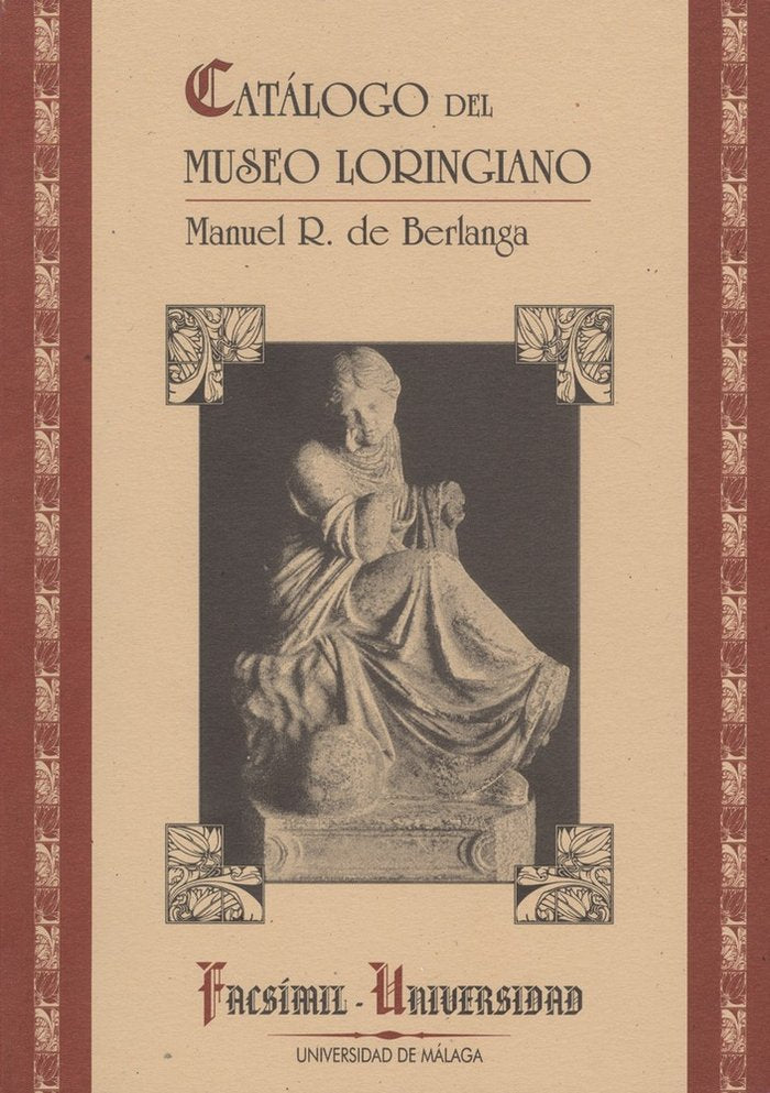 Catálogo del Museo Loringiano, de Rodríguez de Berlanga | portada del libro