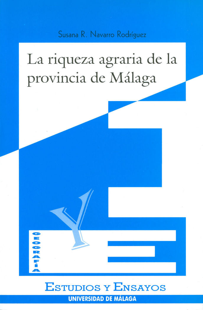 La riqueza agraria de la provincia de Málaga, de Navarro Rodríguez | portada del libro