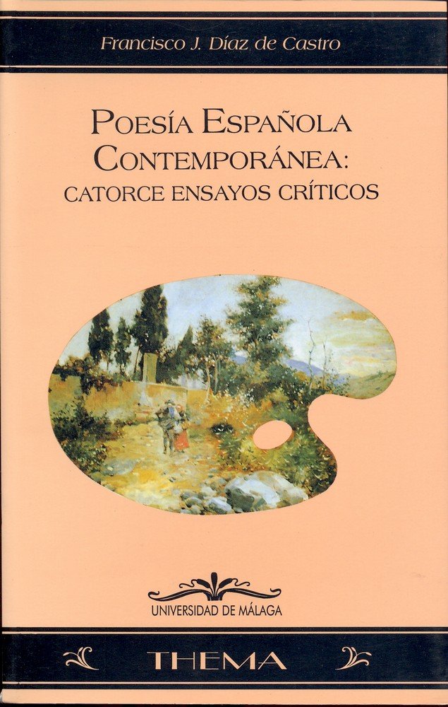 Poesía española contemporánea, de Díaz de Castro | portada del libro
