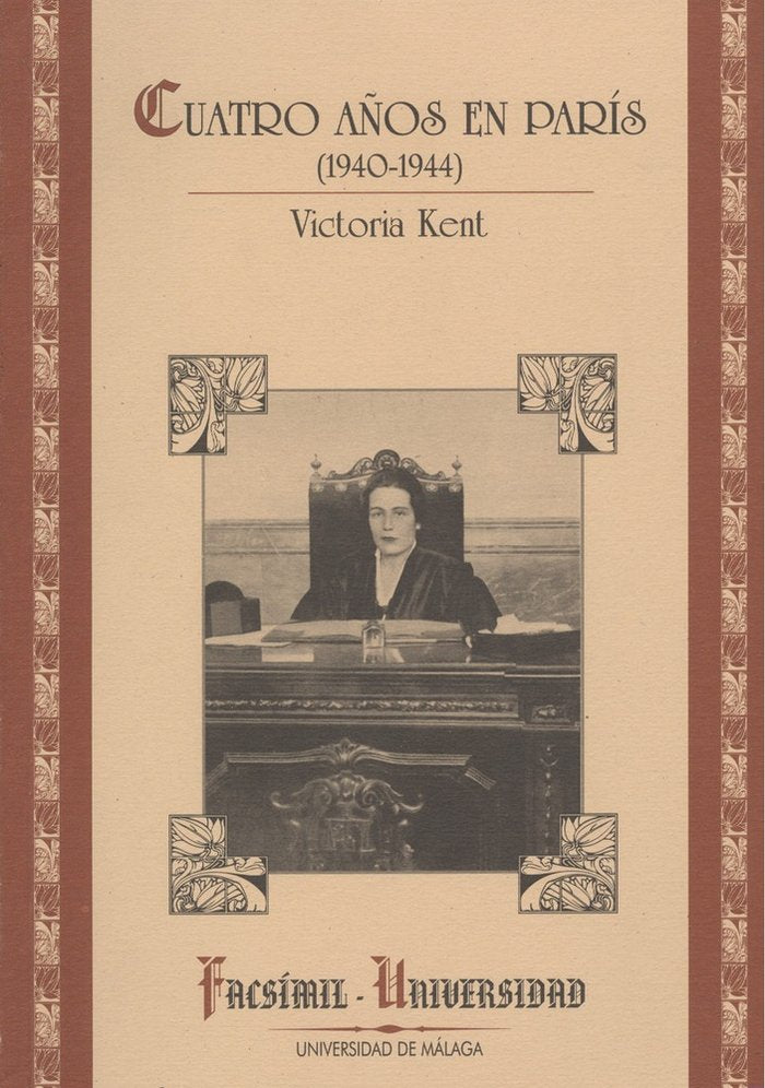 Cuatro años en París (1940-1944), de Kent | portada del libro