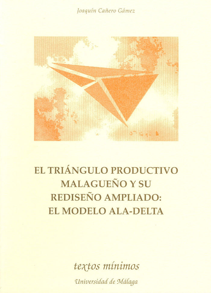 El triángulo productivo malagueño y su rediseño ampliado: el modelo ala-delta, de Cañero Gámez | portada del libro