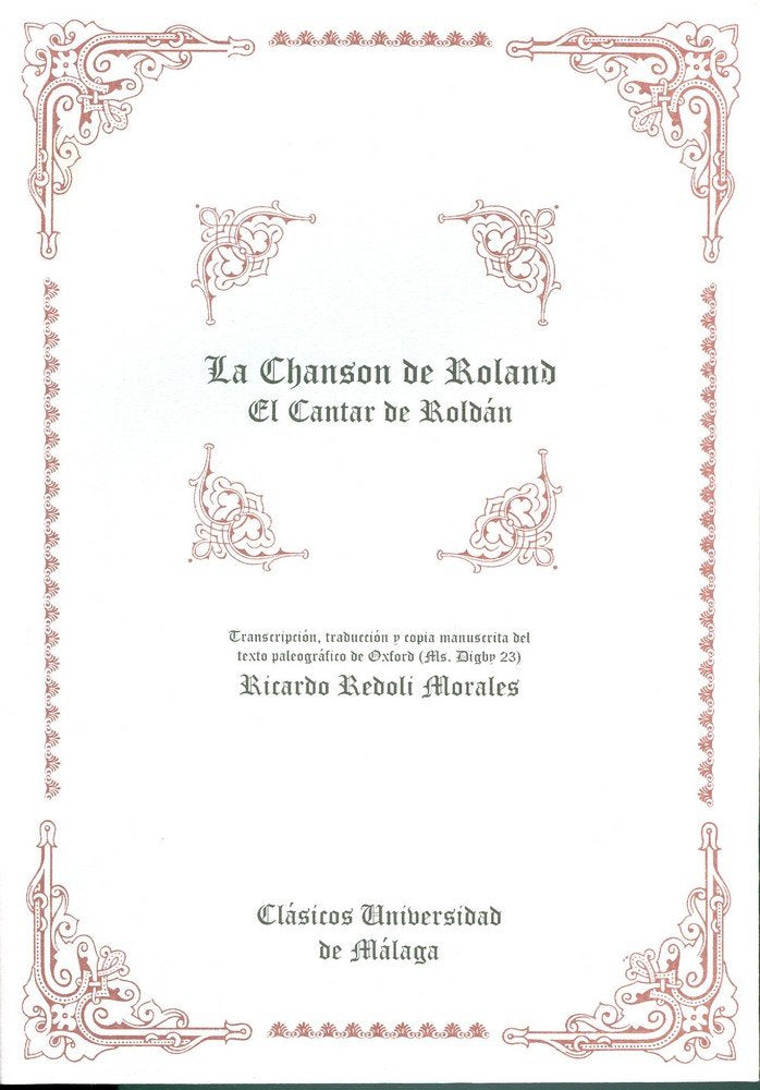 La Chanson de Roland. El Cantar de Roldán, de Redoli Morales | portada del libro