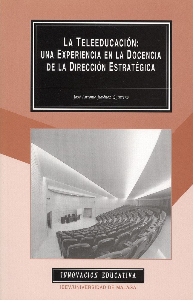 La teleeducación: una experiencia en la docencia de la dirección estratégica, de Jiménez Quintero | portada del libro