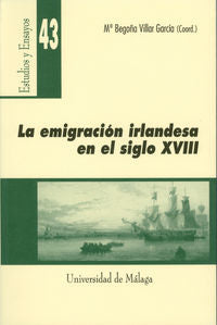 La emigración irlandesa en el siglo XVIII, de Villar García | portada del libro