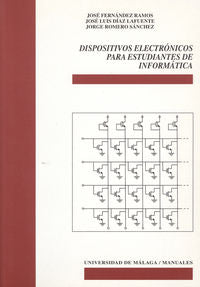Dispositivos electrónicos para estudiantes de informática, de Fernández Ramos | portada del libro