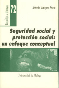 Seguridad social y protección social: un enfoque conceptual, de Marquez Prieto | portada del libro