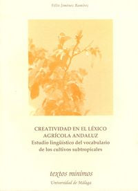 Creatividad en el léxico agrícola andaluz, de Jiménez Ramírez | portada del libro