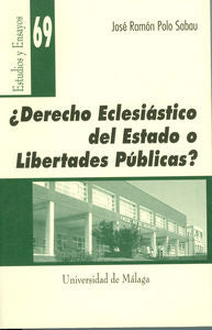 ¿Derecho eclesiástico del estado o libertades públicas?, de Polo Sabau | portada del libro