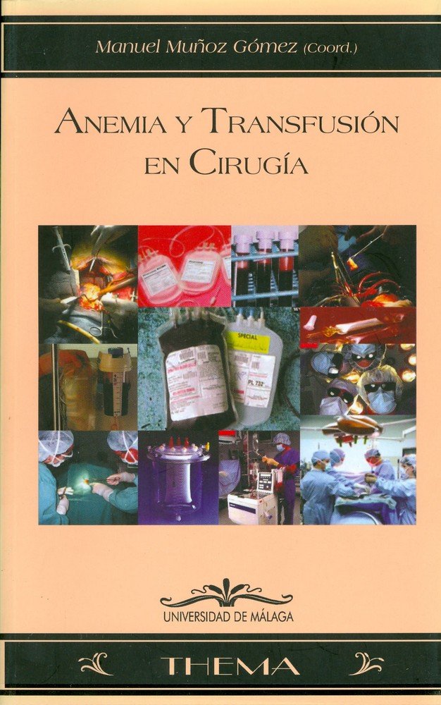 Anemia y transfusión en cirugía, de Ariza Villanueva | portada del libro