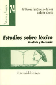 Estudios sobre léxico. Análisis y docencia, de Fernández de la Torre Madueño | portada del libro