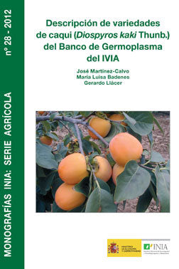 DESCRIPCION DE VARIEDADES DE CAQUI DIOSPYROS KAKI THUNB D, de MARTINEZ-CALVO, JOSE | portada del libro