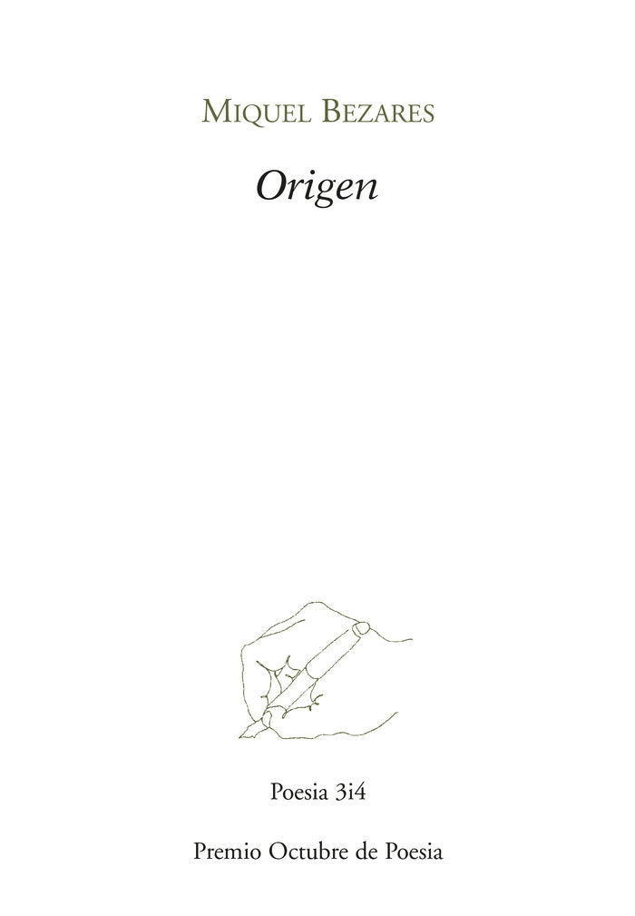 Origen, de Bezares i Portell, Miquel | portada del libro