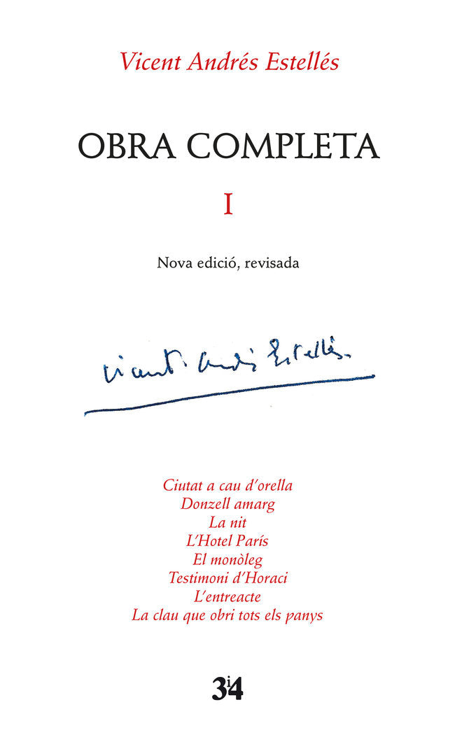 Edició crítica, Vicent Andrés Estellés, volum 1, de Andrés Estellés, Vicent | portada del libro