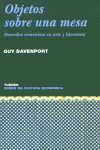 Objetos sobre una mesa, de DAVENPORT,GUY | portada del libro