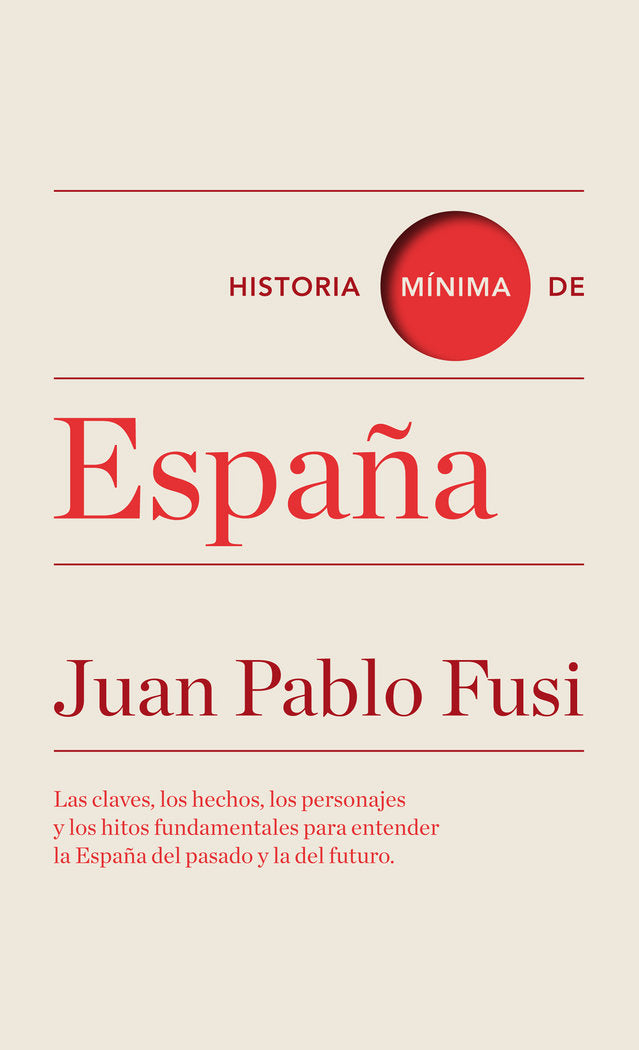 Historia mínima de España, de Fusi, Juan Pablo | portada del libro