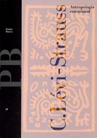 Antropología estructural, de Lévi-Strauss | portada del libro