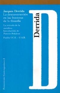 La deconstrucción en las fronteras de la filosofía, de Derrida | portada del libro