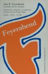LIMITES DE LA CIENCIA, de Feyerabend | portada del libro