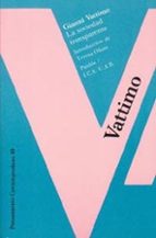 La sociedad transparente, de Gianni Vattimo | portada del libro