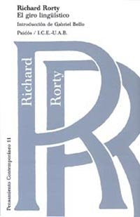 El giro lingüístico, de Rorty | portada del libro