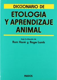 Diccionario de etología y aprendizaje animal, de Roger | portada del libro