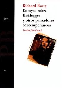 Ensayos sobre Heidegger y otros pensadores contemporáneos, de Rorty | portada del libro